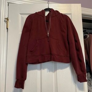 lululemon oversized scuba half zip